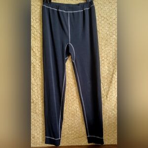 REI Base Layer Pants Kids Size 14-16 Large Black Gray